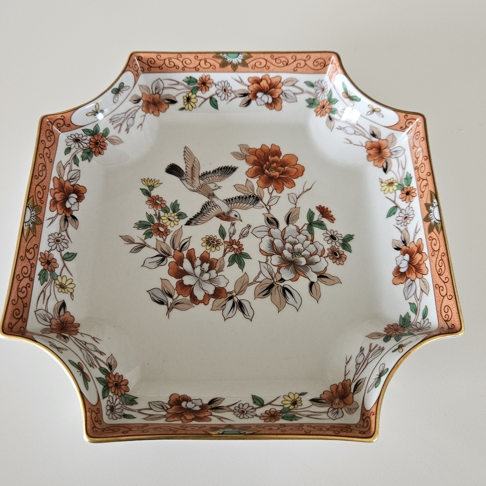 Vista Alegre VA Portugal Tray Dish Magnolia 6.5" Excellent